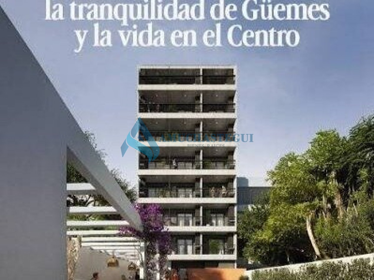VENTA LOFT CON BALCON TERRAZA EN GUEMES - En Obra