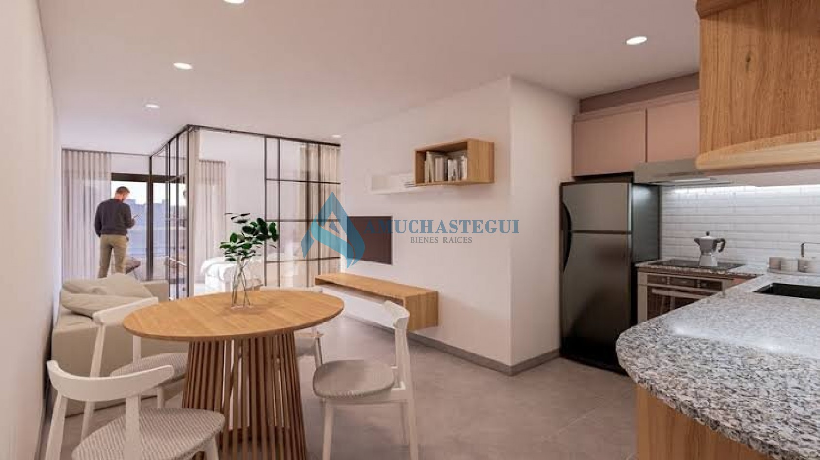VENTA LOFT CON BALCON TERRAZA EN GUEMES - En Obra