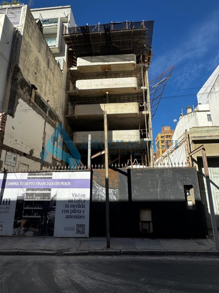 VENTA LOFT CON BALCON TERRAZA EN GUEMES - En Obra