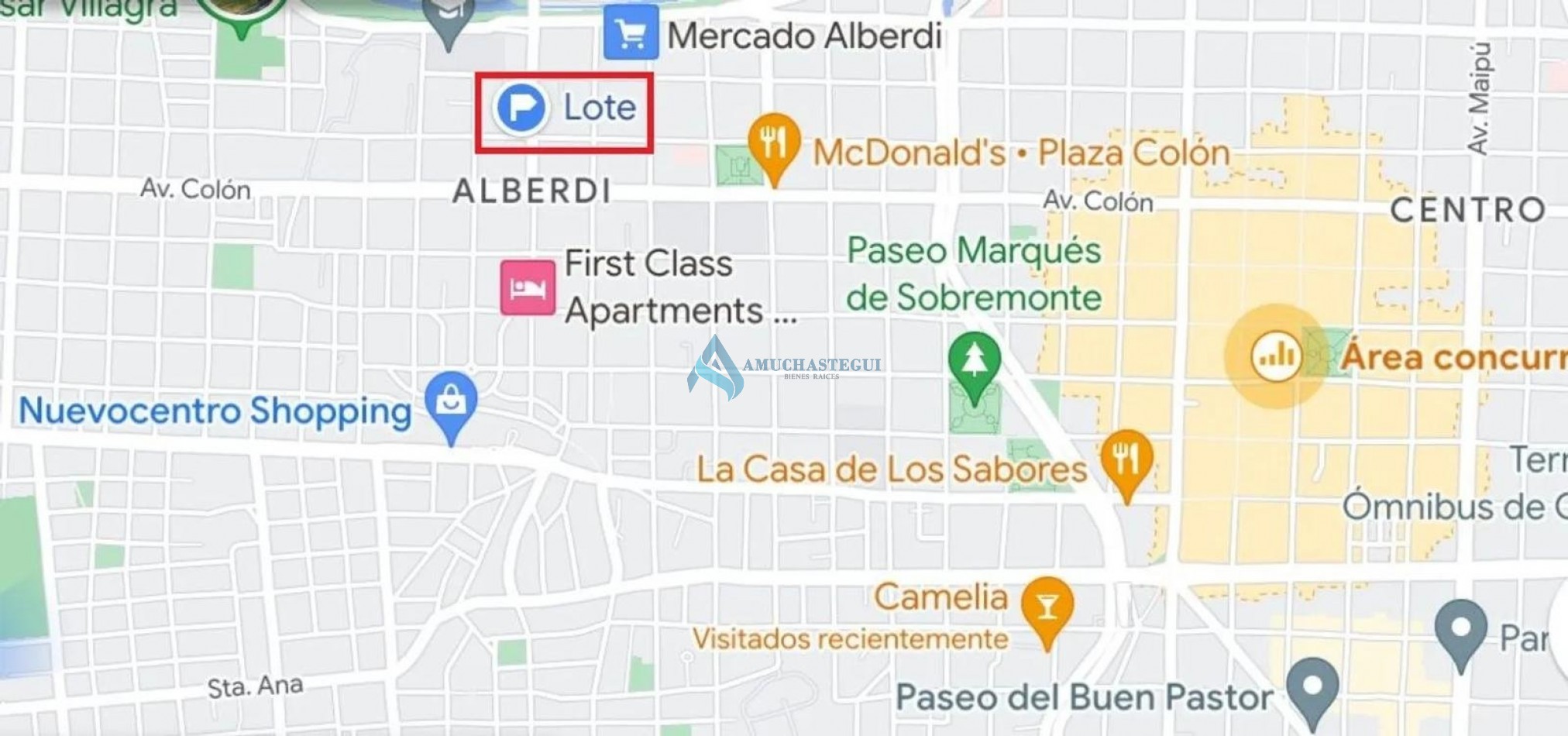 Lote Zona B - Apto edificio de 7 pisos, SOBRE AVENIDA SANTA FE - ALBERDI
